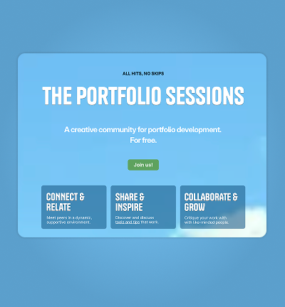 The Portfolio Sessions